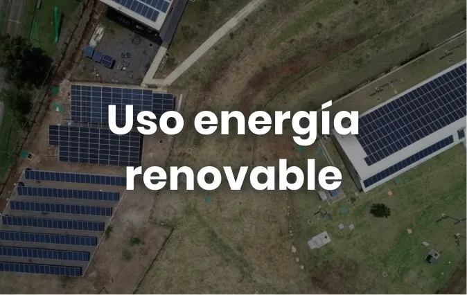 Uso energía renovable