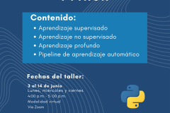 Afiche: Aprendizaje automático con Python