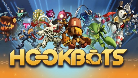 Imagen de la portada del videojuego Hookbots.