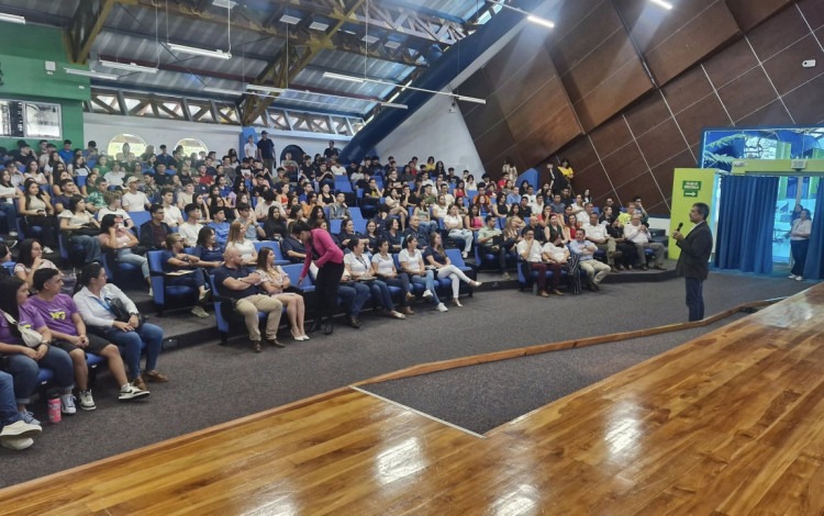 escenario de la graduación