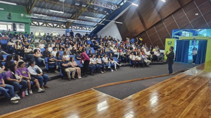 escenario de la graduación