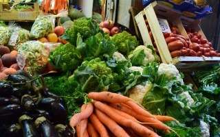 verduras en detalle: zanahorias en primer plano