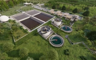 Imagen de una planta de tratamiento de aguas residuales diseñada por estudiantes del TEC.