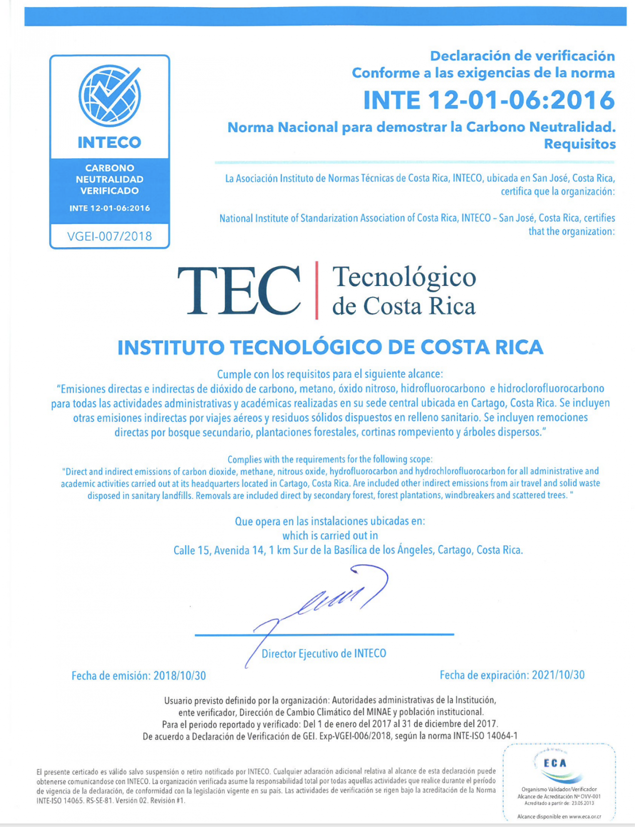 certificacion