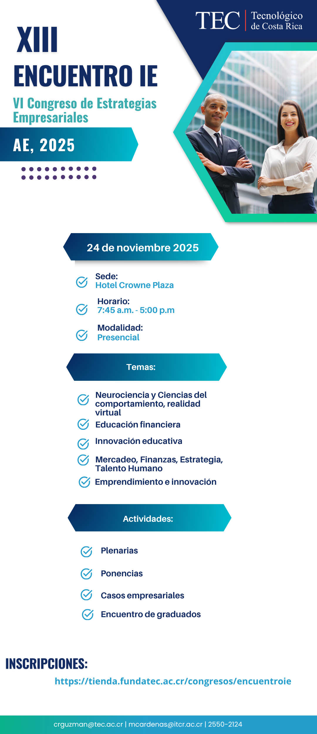 xiii encuentro investigación y extensión. VI Congreso de Estrategias Empresariales