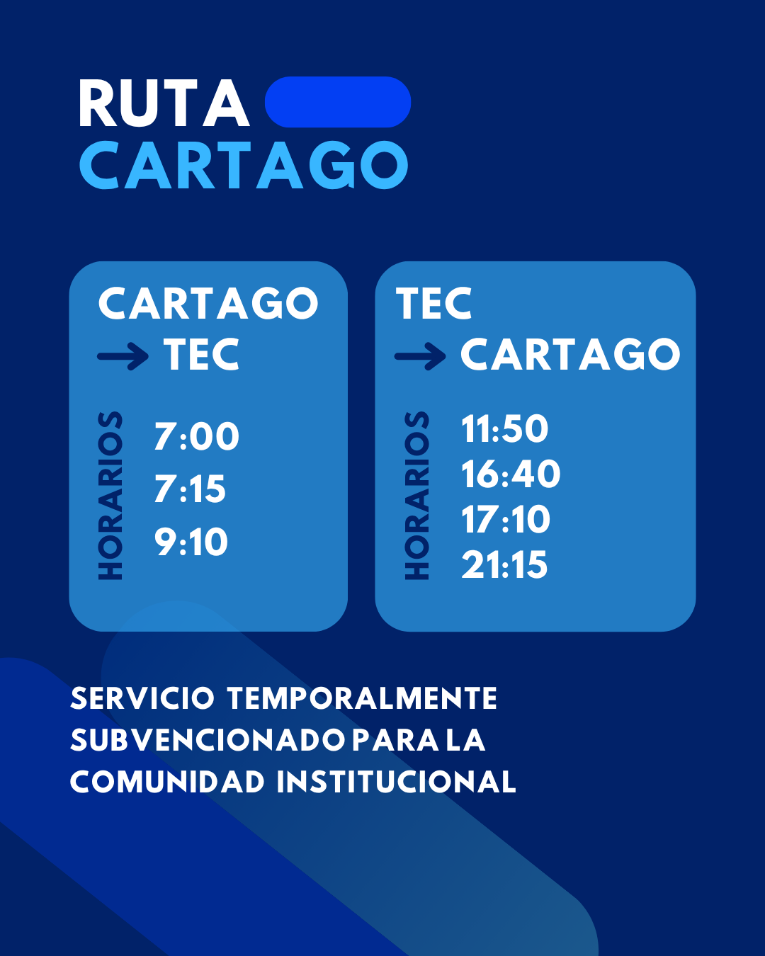 ruta Cartago