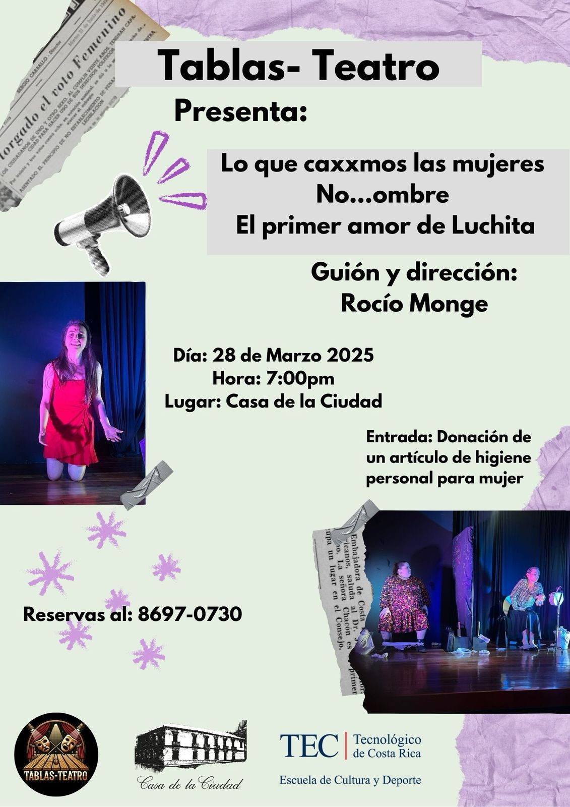 tablas teatro