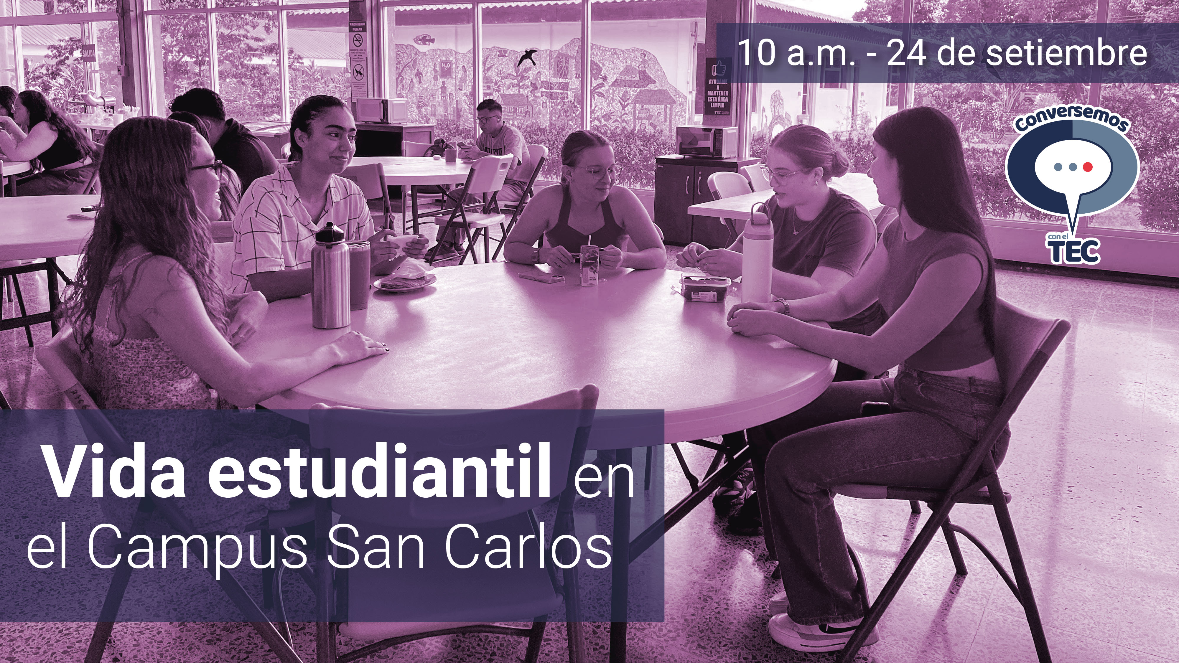 Estudiantes en el Comedor