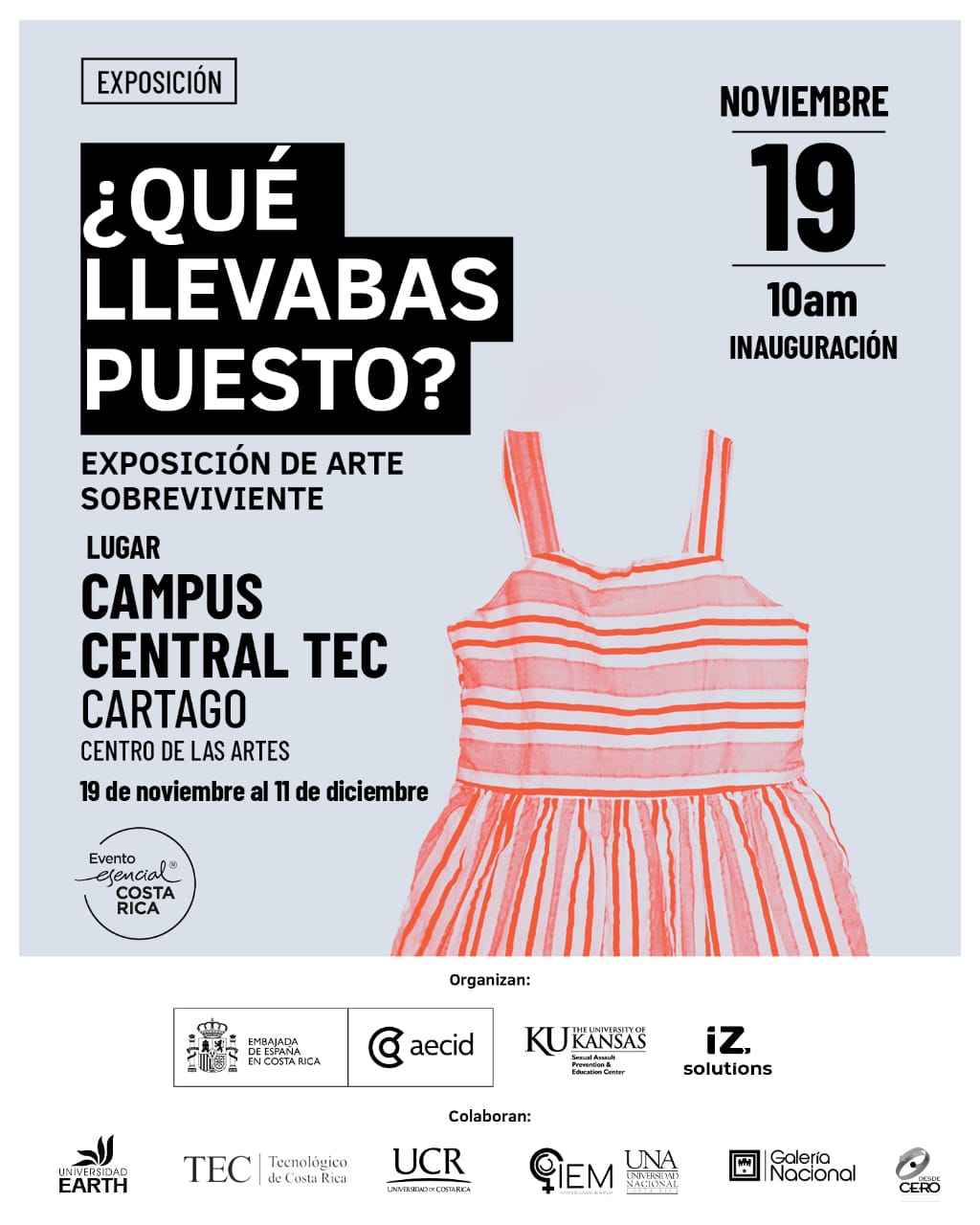 Invitación Exposición: “¿Qué llevabas puesto?”