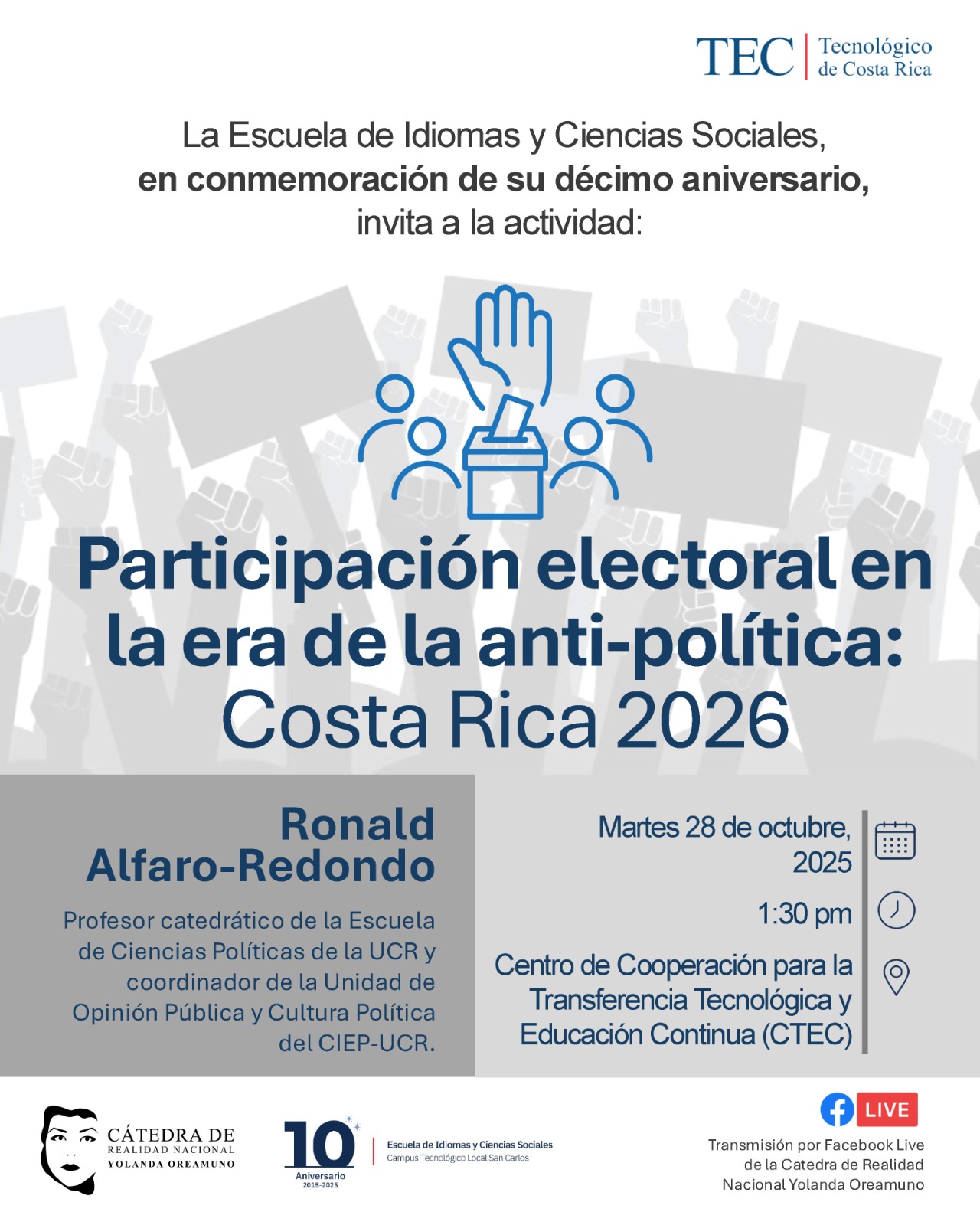 Escuela de Idiomas y Ciencias Sociales X aniversario 