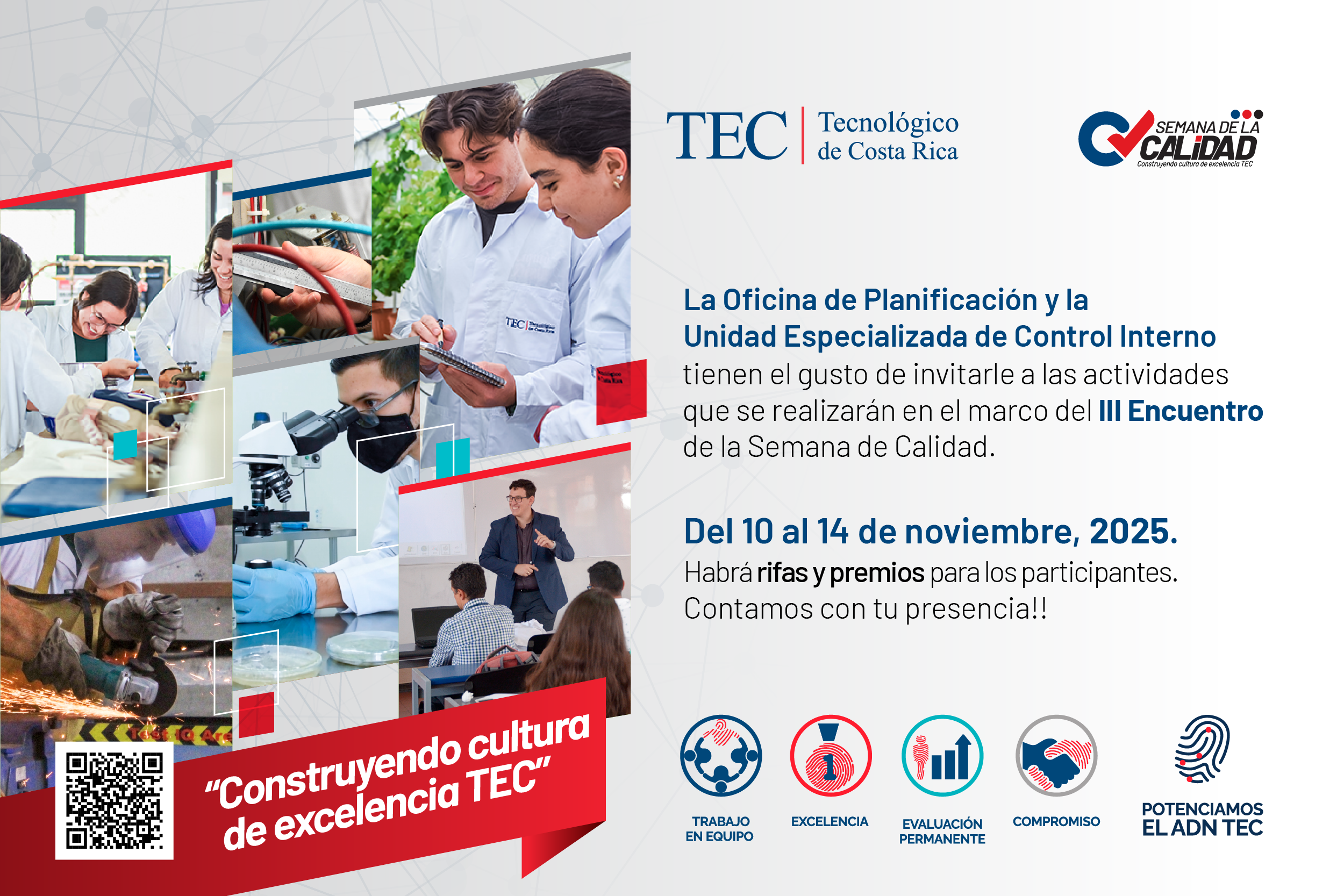  III Edición de la Semana de la Calidad 2025: “Construyendo cultura de excelencia TEC