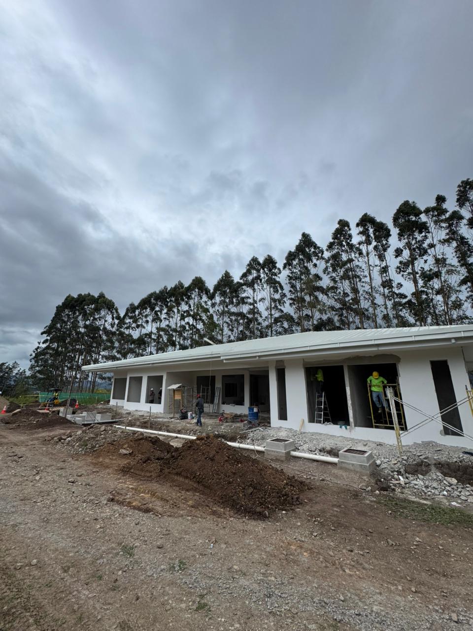 Construcción del edificio de  Escuela Educación Técnica 