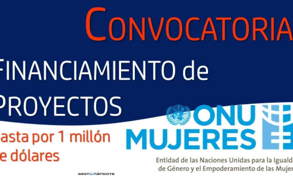 banner convocatoria ONU Mujeres