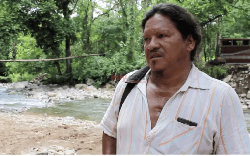 Líder indígena Sergio Rojas Ortiz