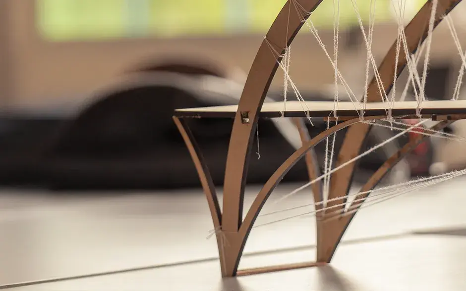 Dibujo de un proyecto. Escuela de Arquitectura y Urbanismo