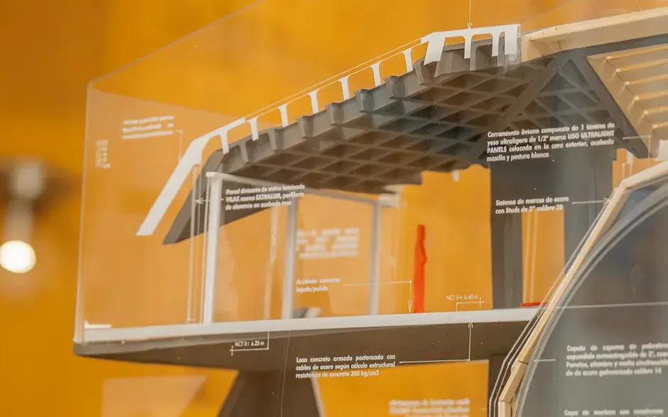 Dibujo de un proyecto. Escuela de Arquitectura y Urbanismo