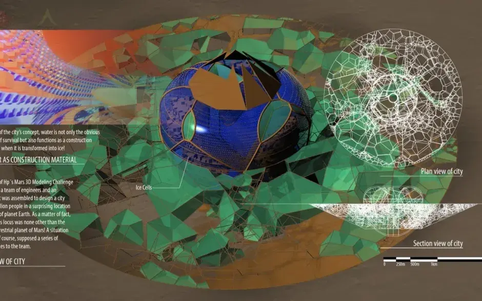 ciudad para Marte