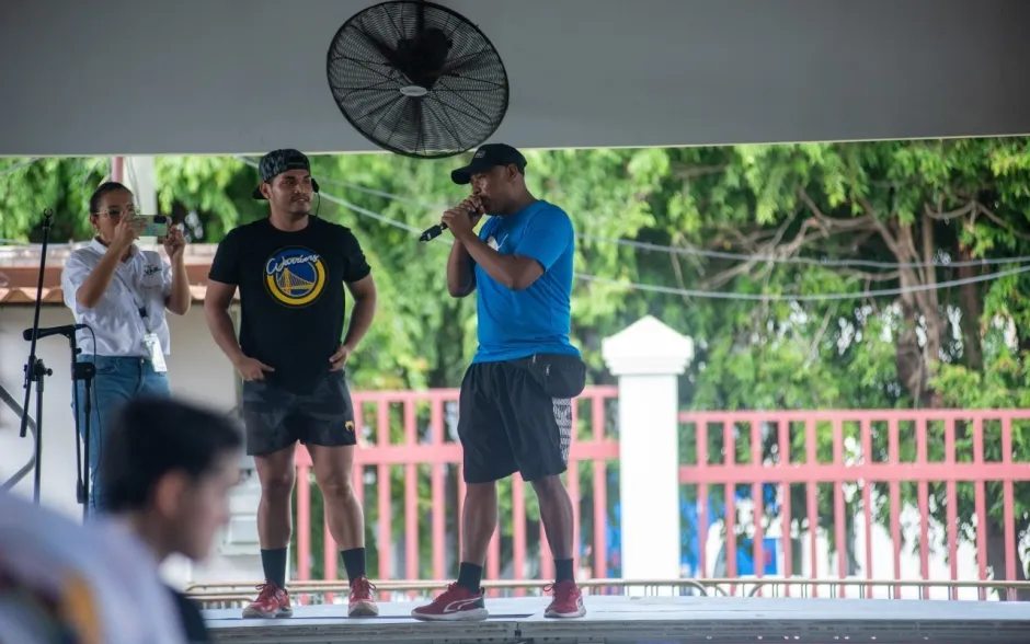 Fotografía de la actividad de integración