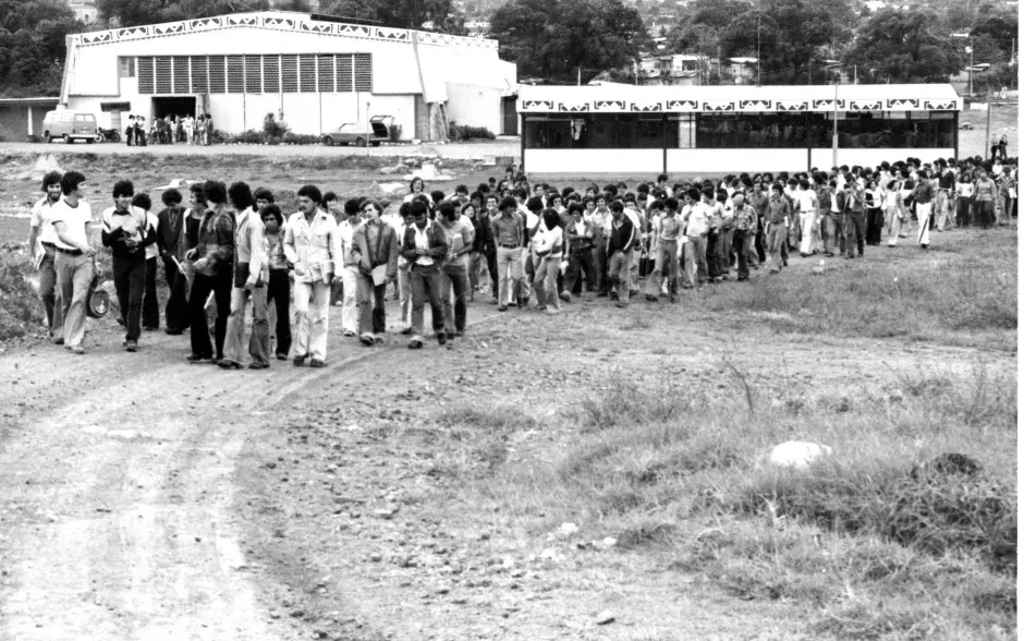 Estudiantes en una marcha