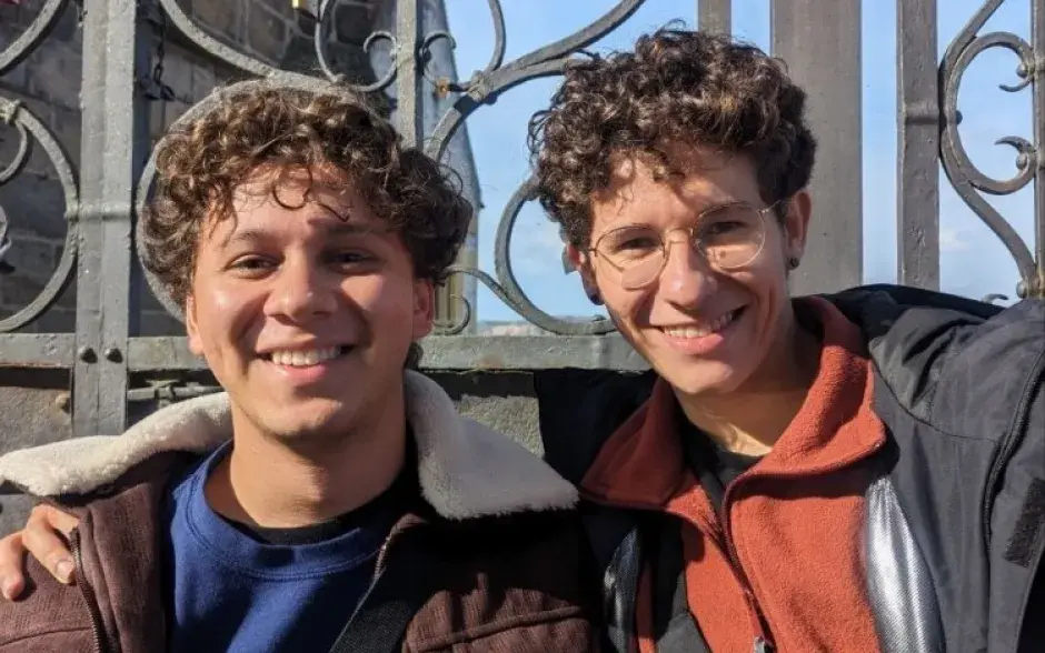 Fotografía de estudiantes que participaron en el intercambio