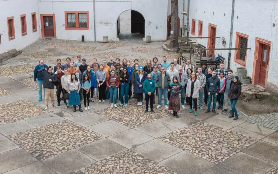 Fotografía de estudiantes que participaron en el intercambio