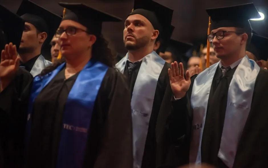 Fotografía de graduandos