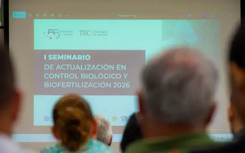 El Tecnológico de Costa Rica (TEC), en el marco de la conmemoración de su 55 aniversario, realizó el I Seminario de Actualización en Control Biológico y Biofertilización 2026.