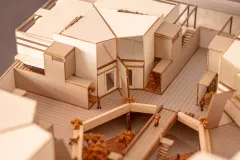 Dibujo de un proyecto. Escuela de Arquitectura y Urbanismo