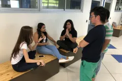 Estudiantes del Centro Académico de Limón. Foto cortesía de Jessica Salazar.