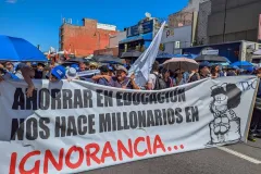 Fotografía de la marcha