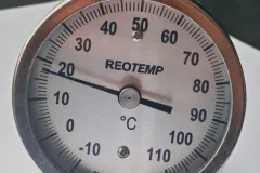 Termómetro bimetálico