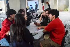 Actividades de Random. Estudiantes jugando