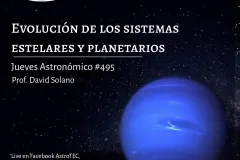 Imagen con información de la charla