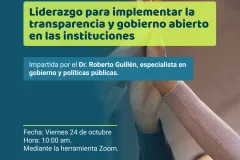 Afiche del evento contiene la misma información del artículo