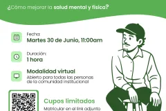 Afiche de la actividad Tips de bienestar para el cuidado masculino ¿cómo mejorar la salud mental y fisica?
