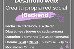 Imagen ilustrativa de información Desarrollo web