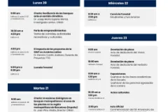 afiche informativo sobre 50 Aniversario de Escuela Ingeniería Forestal