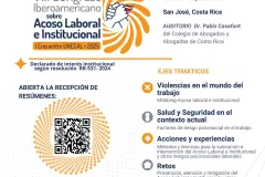 Afiche del evento. Contiene la misma información del artículo