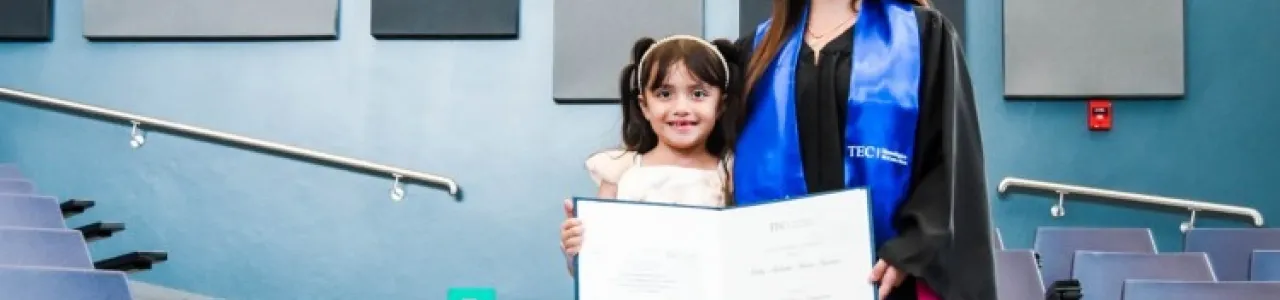 Fotografía de graduanda