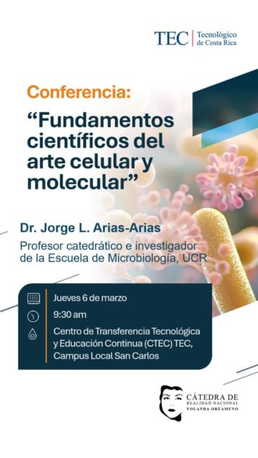 Conferencia : Fundamentos científicos del arte celular y molecular 