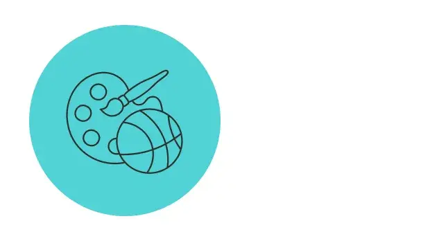 icono de cultura y deporte.