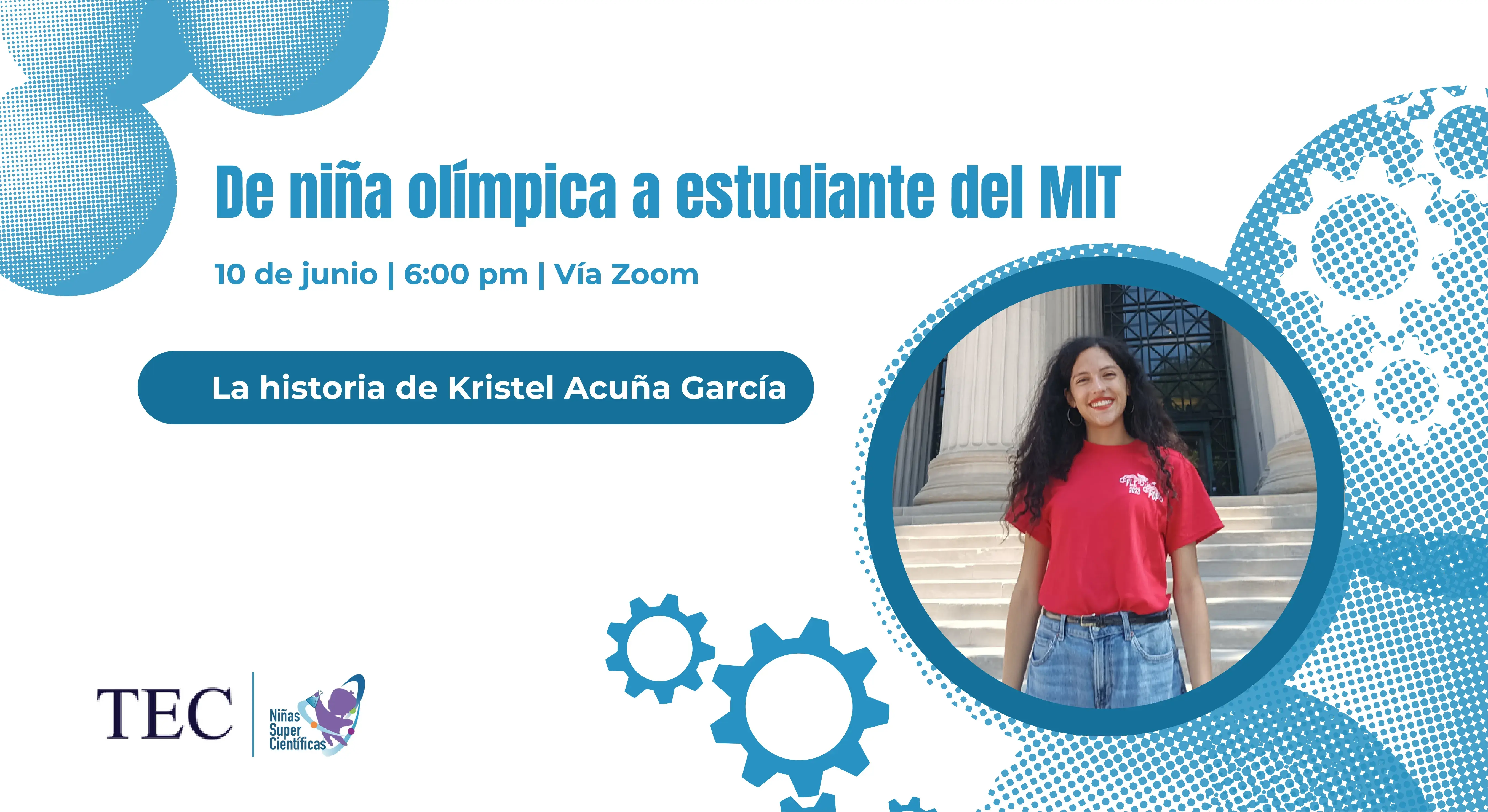 "De niña olímpica a estudiante del MIT" La historia de Kristel Acuña García