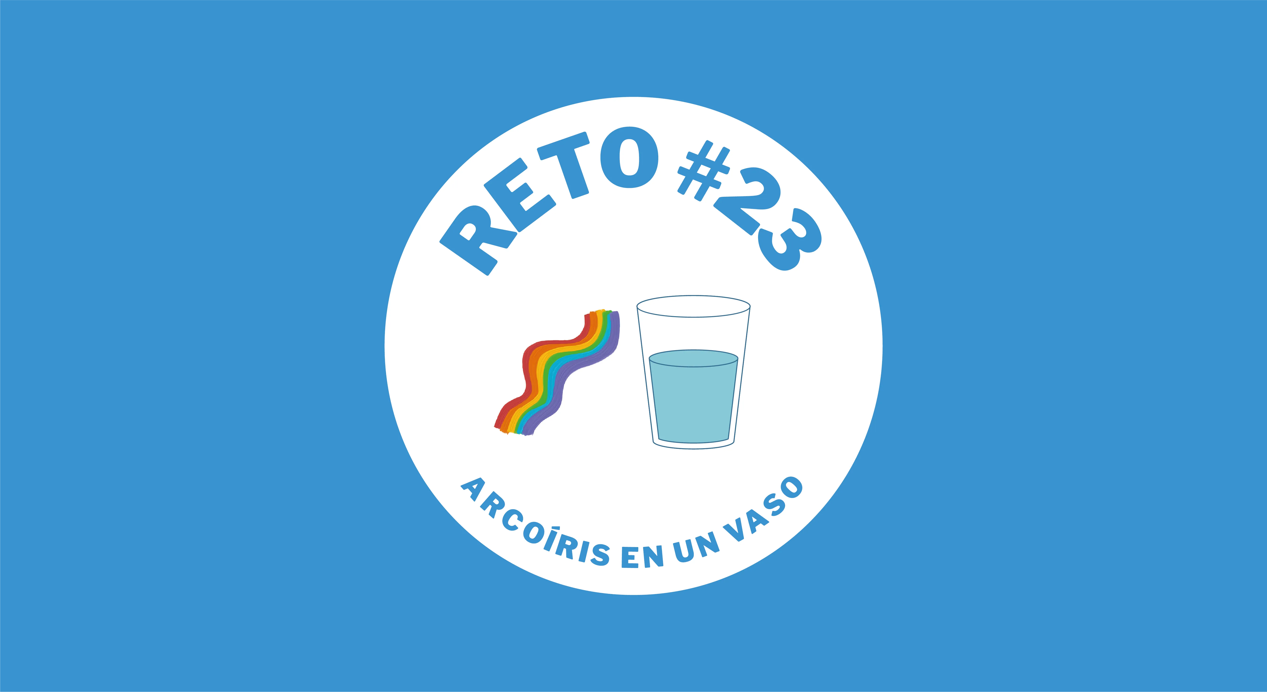 reto #23: arcoíris en un vaso