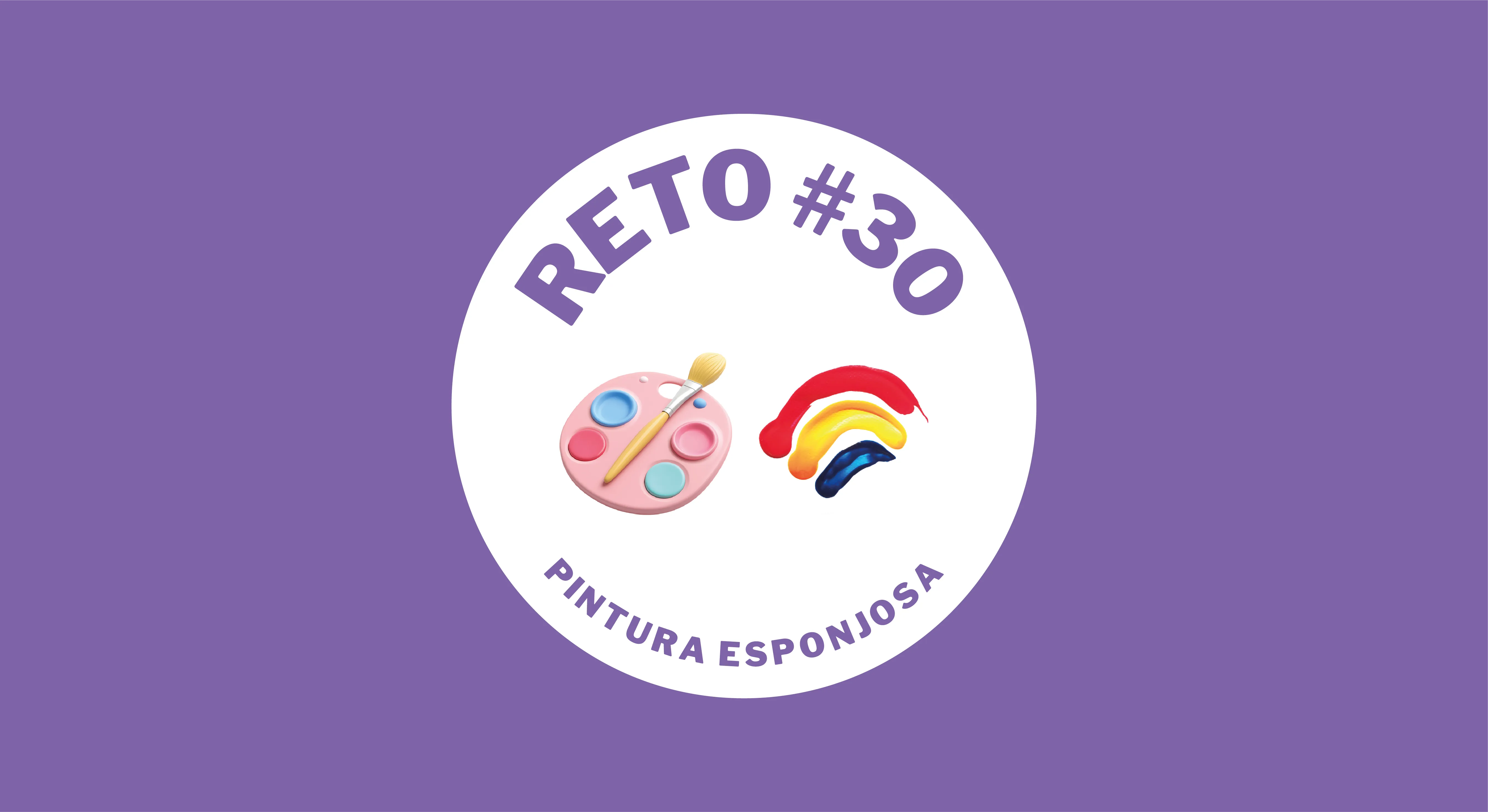 reto #30: pintura esponjosa
