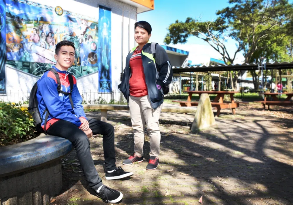 Estudiantes en el Pretil