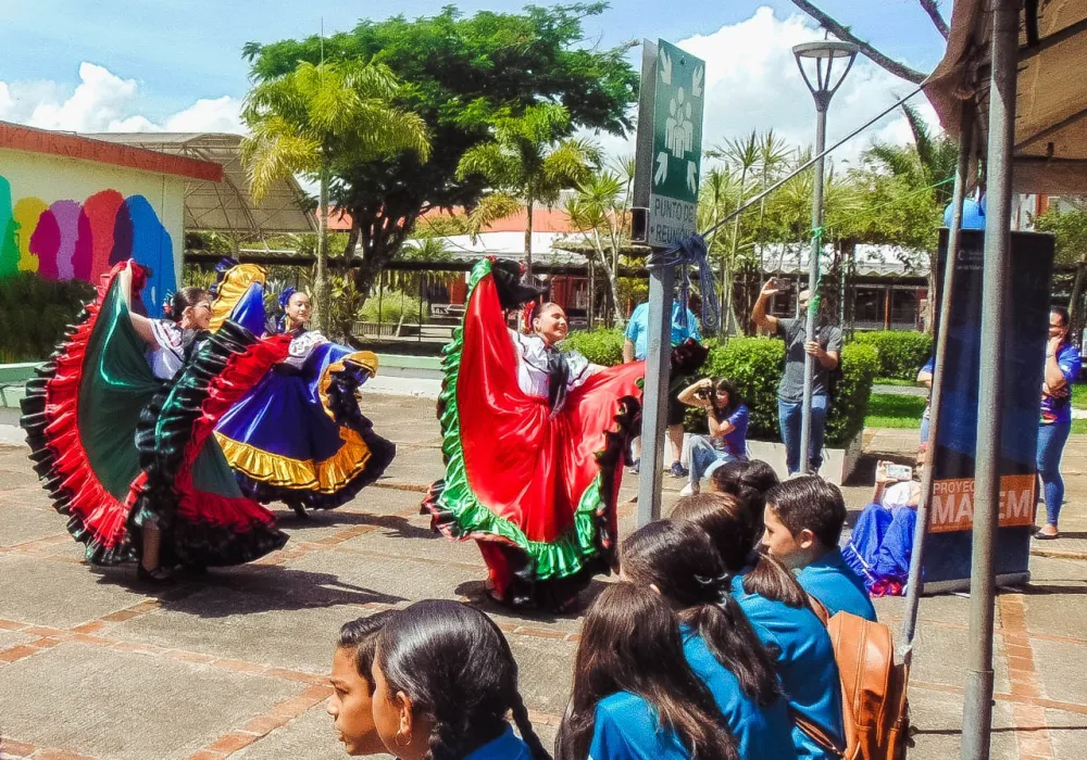 Fotografía de la presentación artística