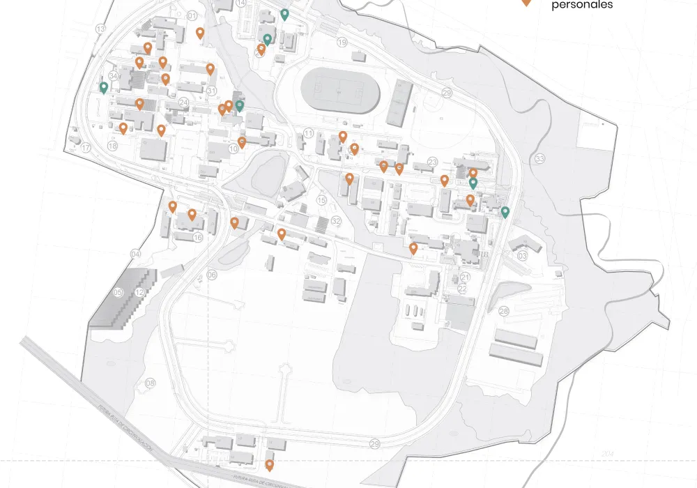 mapa parqueos bicitec y personales