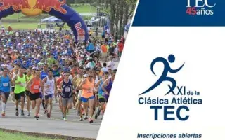 Clásica Atlética TEC conmemorará el 45 aniversario de la Institución