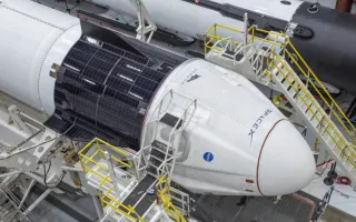 Crew Dragon y el cohete Falcon 9