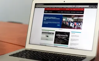 Página sitio web TEC